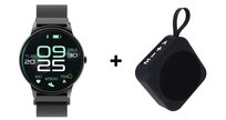 Forever, zestaw Smartwatch ForeVive 2 SB-330 czarny z głośnikiem bluetooth 3W