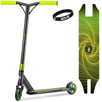 Hulajnoga wyczynowa ABEC-9 Y-BAR SOKE PRO, żółto-zielona