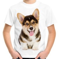 Koszulka z psem rasy corgi dziecięca