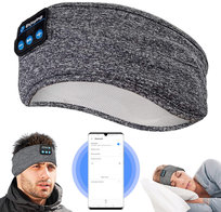 OPASKA SPORTOWA OCZY DO SPANIA BIEGANIA GŁOŚNIK BT BLUETOOTH SŁUCHAWKI NAUSZNE